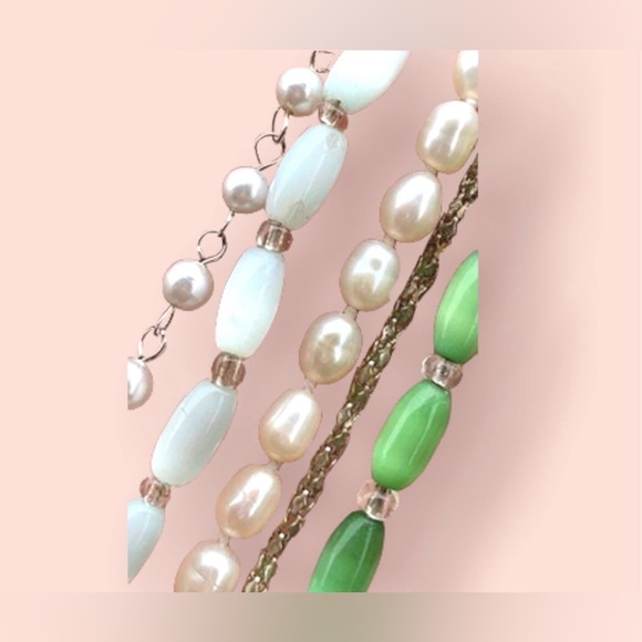 Vintage Eyewear Cord Straps Beaded Chain Holder Lot Fits Most All! - Picture 5 of 11